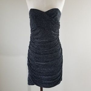 ABS Allen Schwartz black sleeveless dress medium Y2K